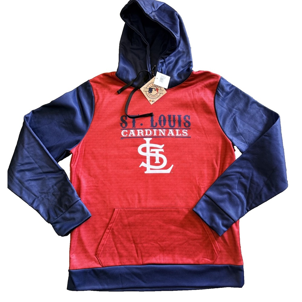 St Louis Cardinals Hoodie Mens Large Red MLB Baseball Cooperstown Collection
